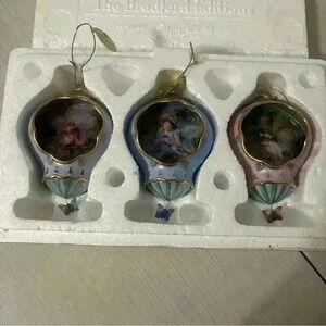 2000 Bradford Exchange Heirloom Porcelain Ornament Lisa Jane’s Enchanted Garden